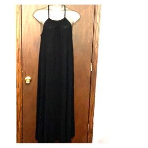 EUC Liz Lange Black Sleeveless Maxi Dress